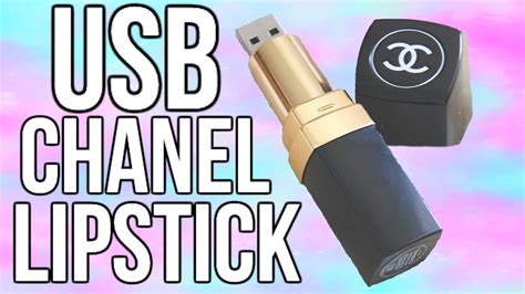 chanel lipstick usb flash drive|DIY Chanel Lipstick USB Flash Drive! Easy & Cute! .